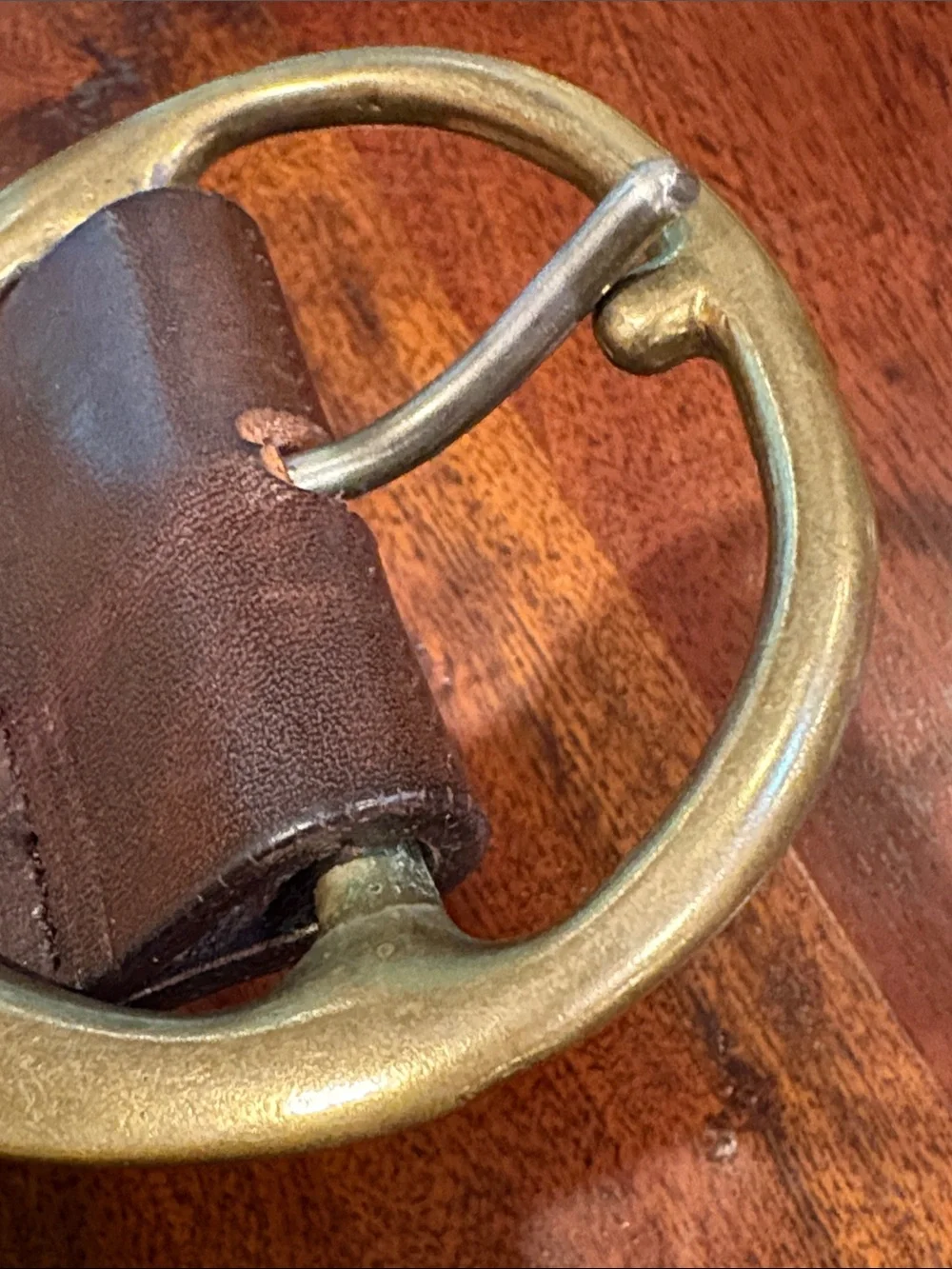 Vintage Polo Ralph Lauren Equestrian Wide Leather Belt Made in Italy